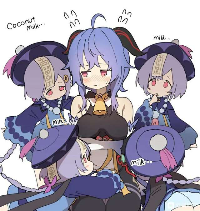 原神甘雨美图 我永远喜欢甘雨！