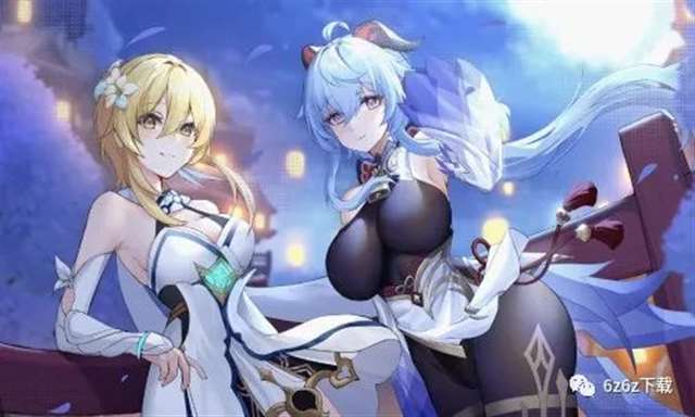 原神刻晴一个标准的二次元紫发美少女