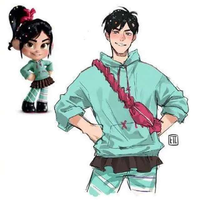 迪士尼公主们变成王子了