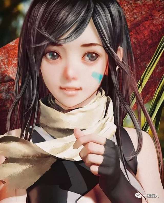 同人大佬CursedApple绘制了一组“真实画风”的《鬼灭之刃》同人作品