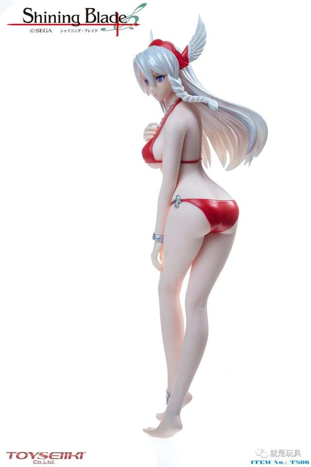 包胶美少女《光明之刃》中“红之战巫女”罗莎琳德.菲蕾雅的泳装造型