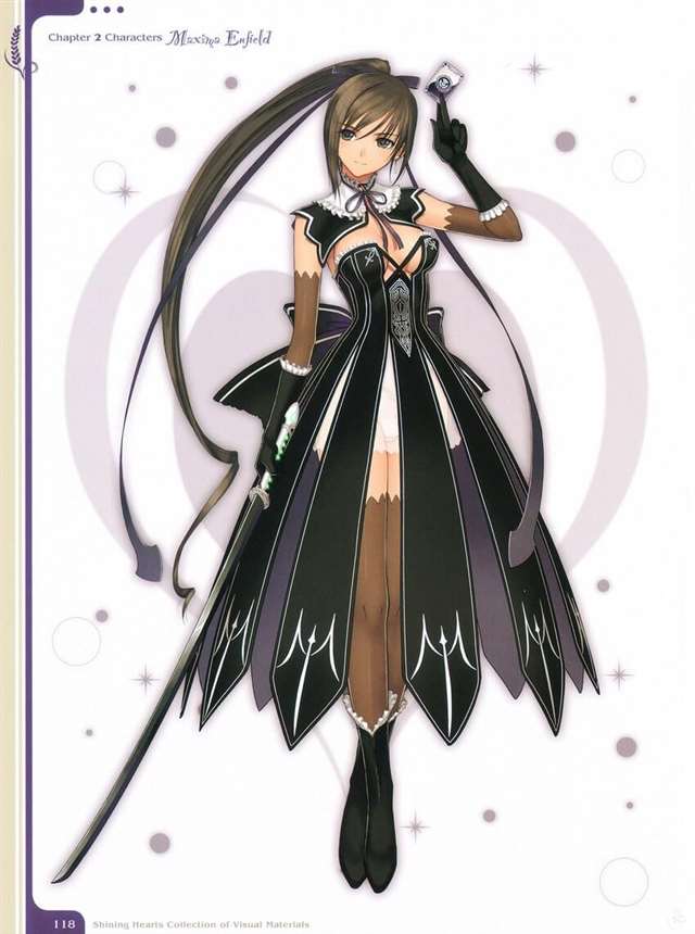  游戏《光明之刃》中的女主角咲夜(sakuya)