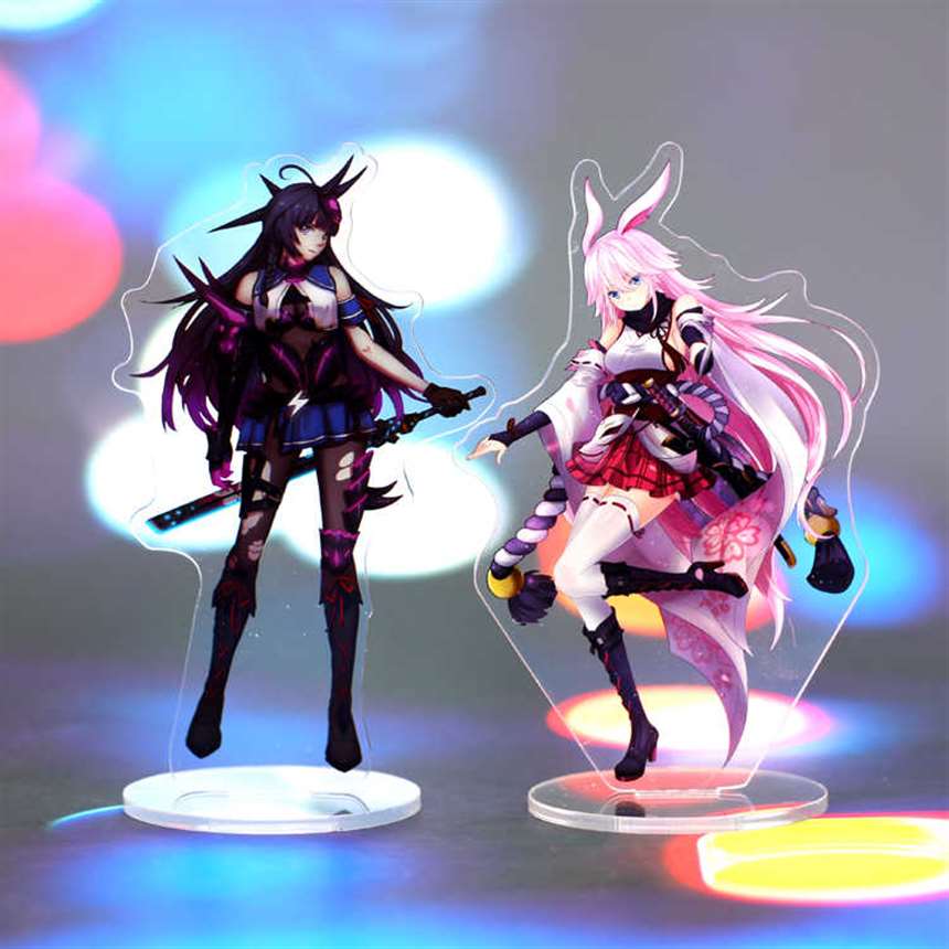 honkai impact 3rd acrylic stand model toys two-sided action