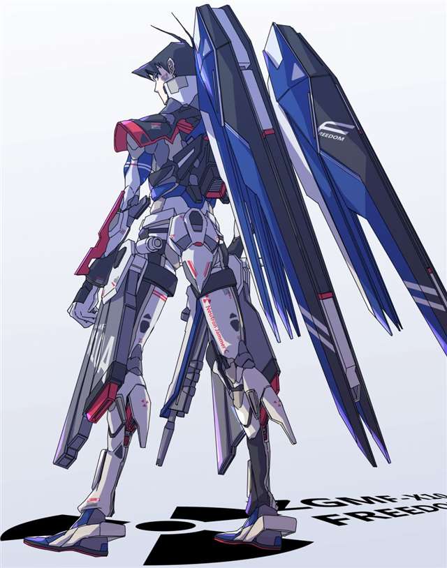 来自日推画师：八八二三的“机男”画作