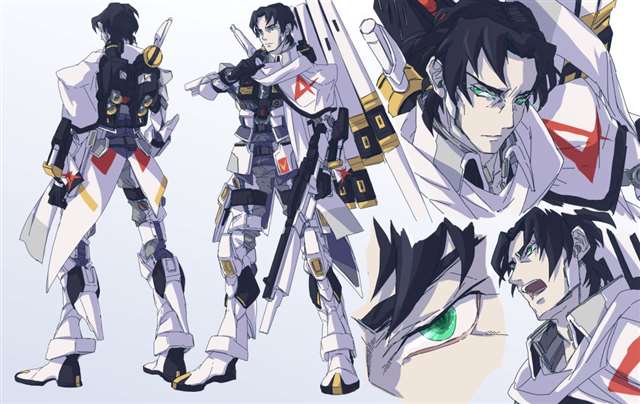 来自日推画师：八八二三的“机男”画作