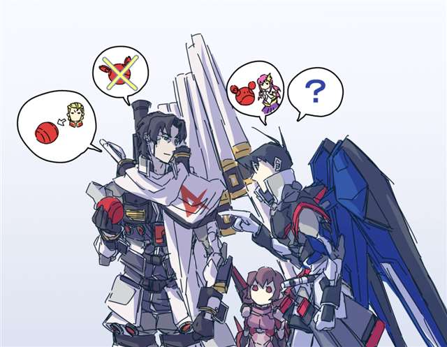 来自日推画师：八八二三的“机男”画作