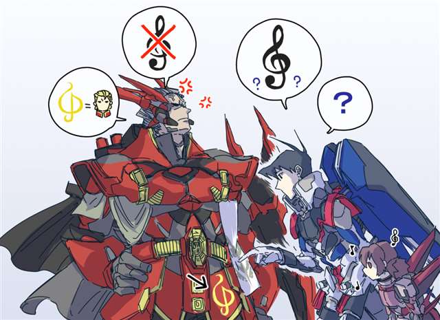 来自日推画师：八八二三的“机男”画作