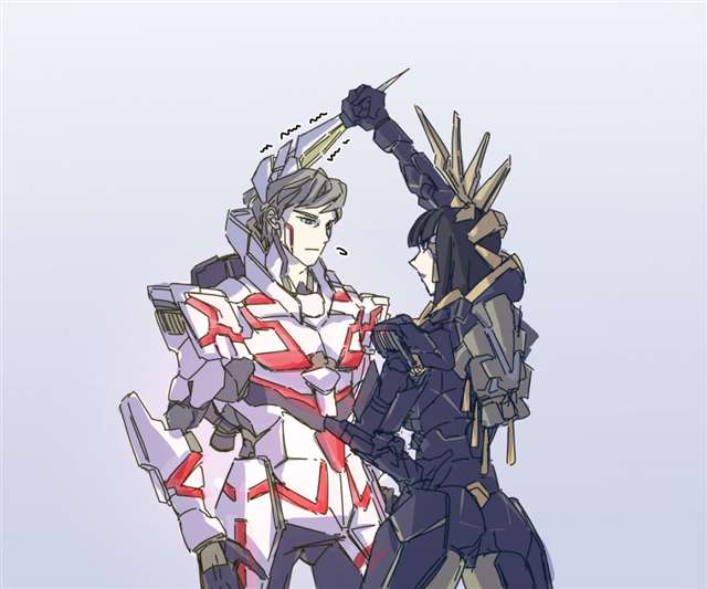 来自日推画师：八八二三的“机男”画作