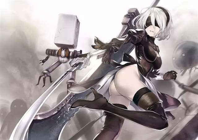 真人“2B小姐姐