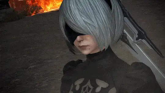  我爱《尼尔：机械纪元》中的2B