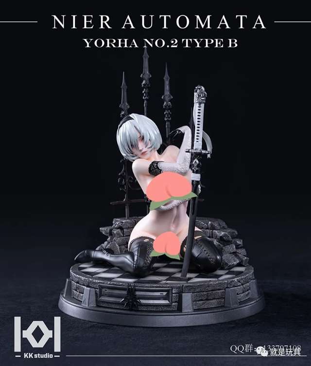 一款色气满满的2B小姐姐雕像
