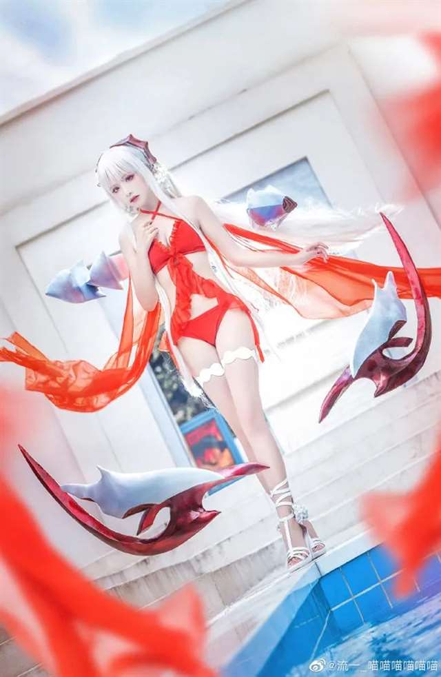 【COS正片】永远的7日之都cos 薇拉泳装