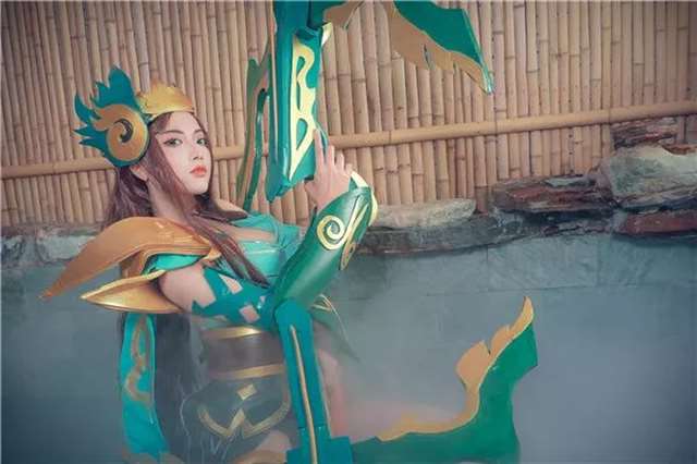 王者荣耀cos 本期小仙女姐姐：枣糕 清秀的森之风灵虞姬