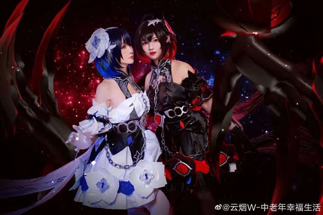  cosplay《崩坏3》希儿 彼岸双生小姐姐出镜：-@星之迟迟 @云烟W
