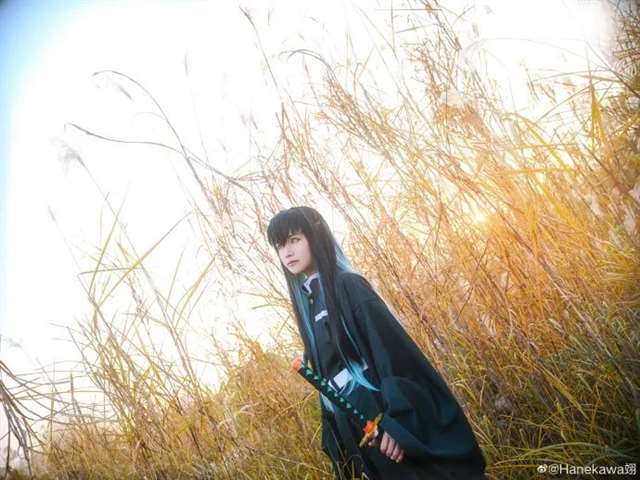 coser@Hanekawa翊给我们带来了《鬼灭之刃》时透无一郎cos