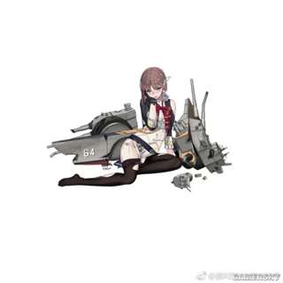 战舰少女r威斯康星大破立绘 