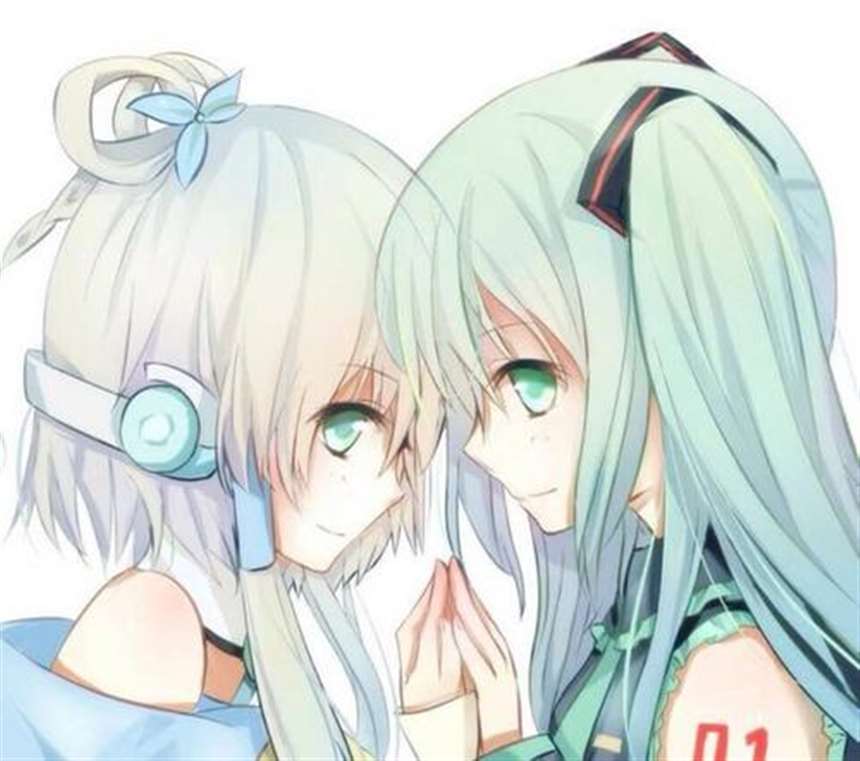 初音未来x洛天依百合本子全彩