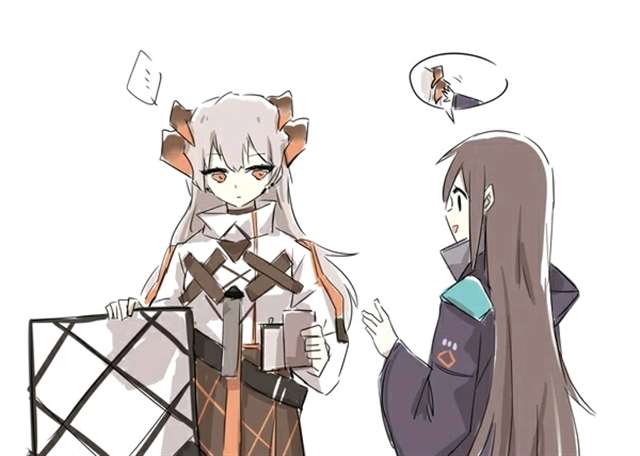 明日方舟女博士的日常漫画