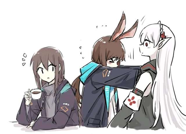 明日方舟女博士的日常漫画