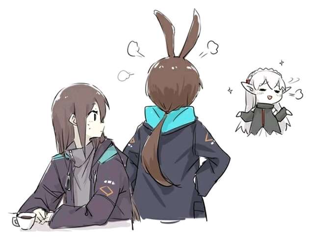 明日方舟女博士的日常漫画