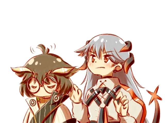 明日方舟女博士的日常漫画