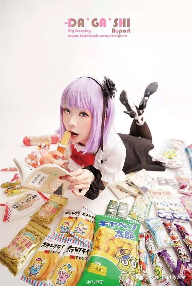coser@ElyEE子给我们带来了《粗点心战争》枝垂萤cos
