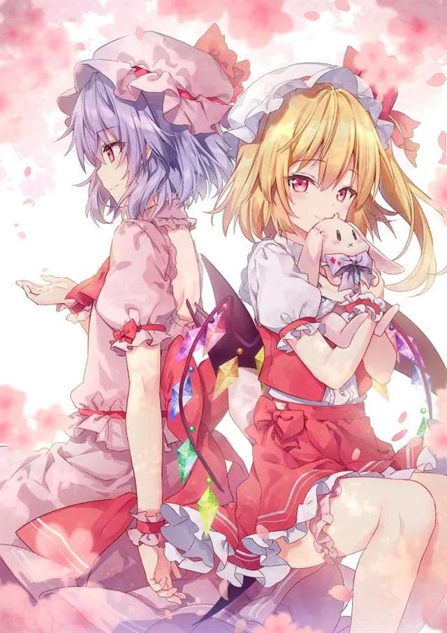 红魔馆的二小姐芙兰朵露.斯卡雷特，外表天真，可爱，无邪