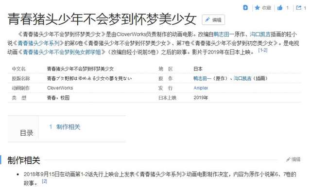 《青春猪头少年不会梦到兔女郎学姐》