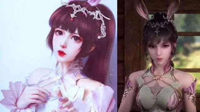 四个角色cos，花城，谢怜，小舞和美杜莎