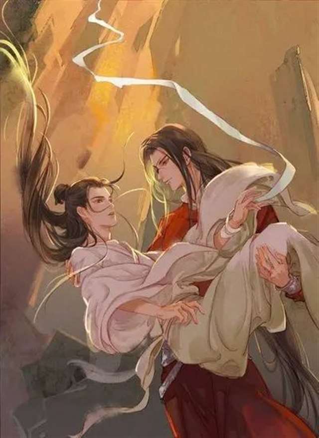 天官赐福花城谢怜壁纸插画图片