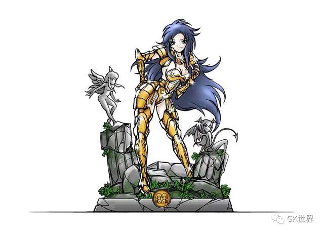 女黄金圣斗士禁忌的圣衣娘化版