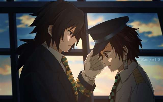 鬼灭之刃:义炭,Twitter:kmt_skr110 插画