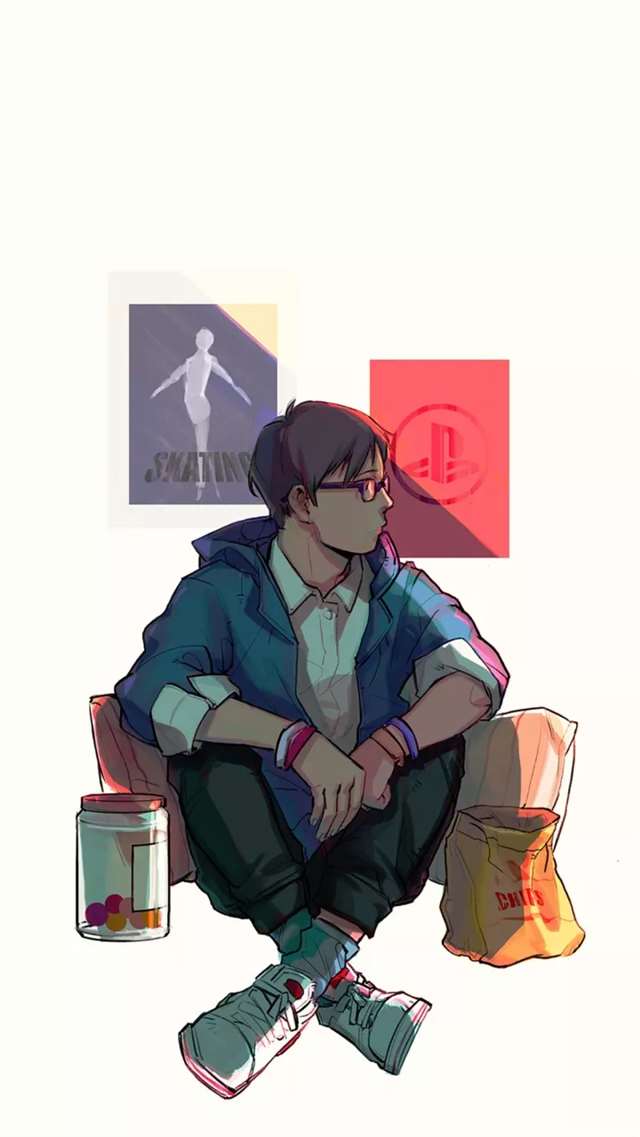 冰上的尤里动漫壁纸 多图