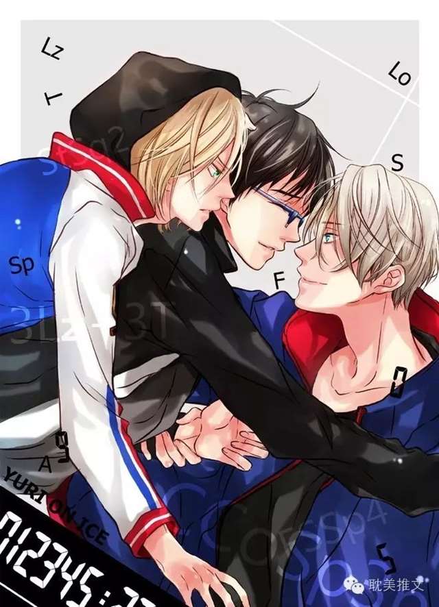 冰上的尤里(同人漫画壁纸)