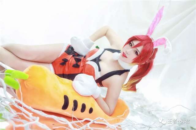 王者荣耀 花木兰cos 兔女郎