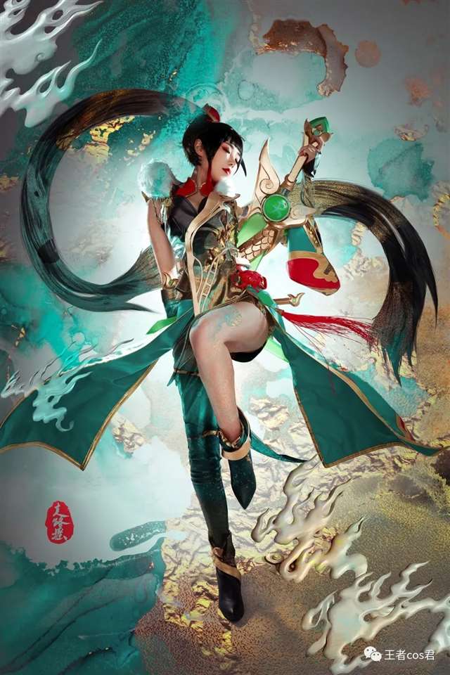 王者荣耀 花木兰cos 超飒麒麟志