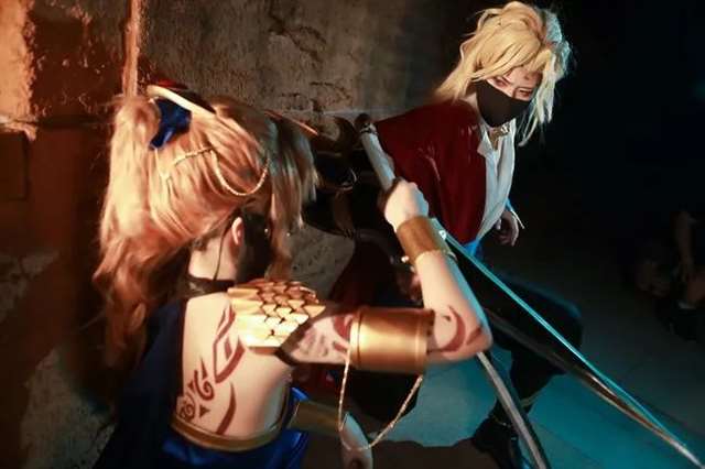 王者荣耀 花木兰 大漠同人cos