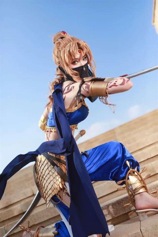 王者荣耀 花木兰 大漠同人cos