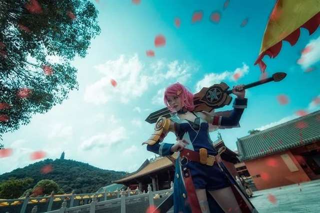 王者荣耀cos传说之刃 花木兰原皮