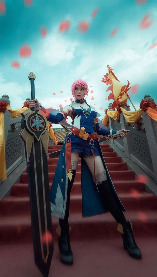 王者荣耀cos传说之刃 花木兰原皮