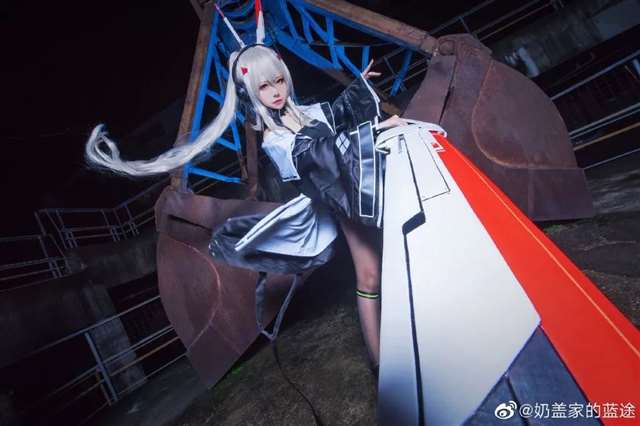 凌波 柚：@奶盖家的蓝【cos正片】 碧蓝航线 凌波 柚