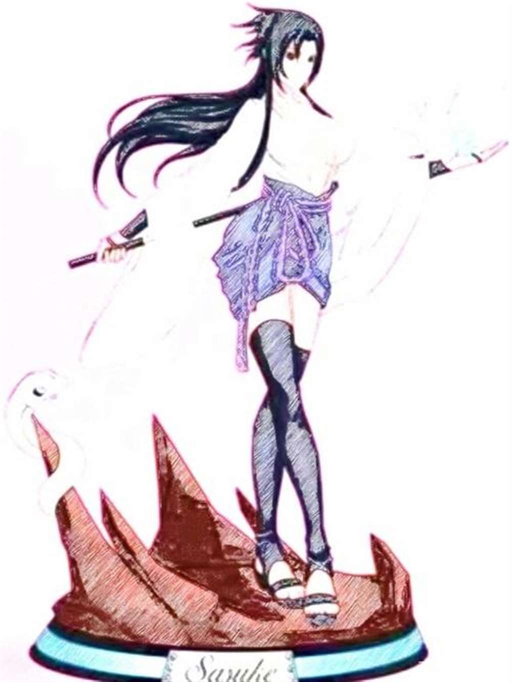 火影忍者鸣佐性转漫画之佐助女体化