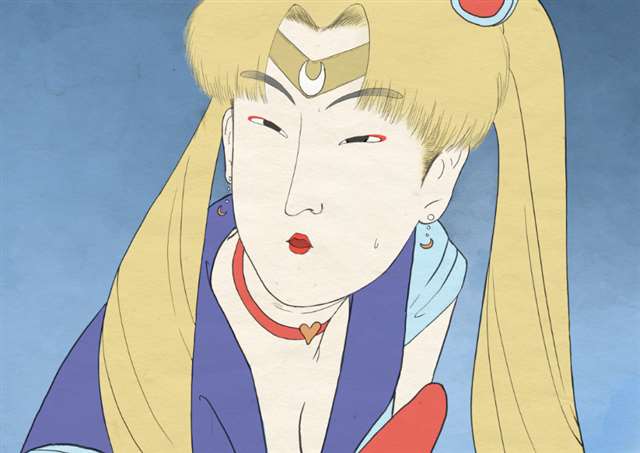 《美少女战士》“水兵月重绘挑战”的活动