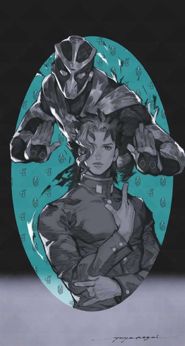 游戏大佬画了一组JOJO同人图片,