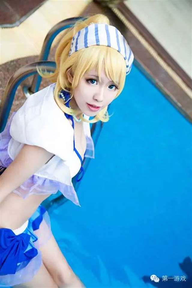 Cosplay《lovelive!》 绚濑绘里水着装COS赏