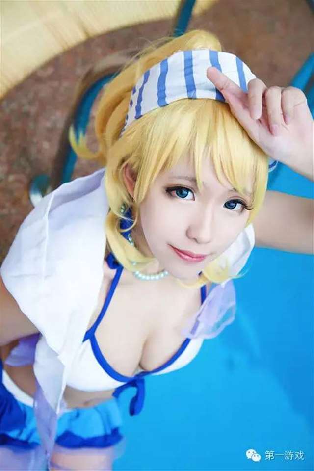 Cosplay《lovelive!》 绚濑绘里水着装COS赏