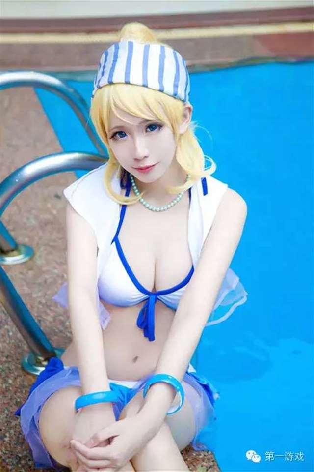 Cosplay《lovelive!》 绚濑绘里水着装COS赏