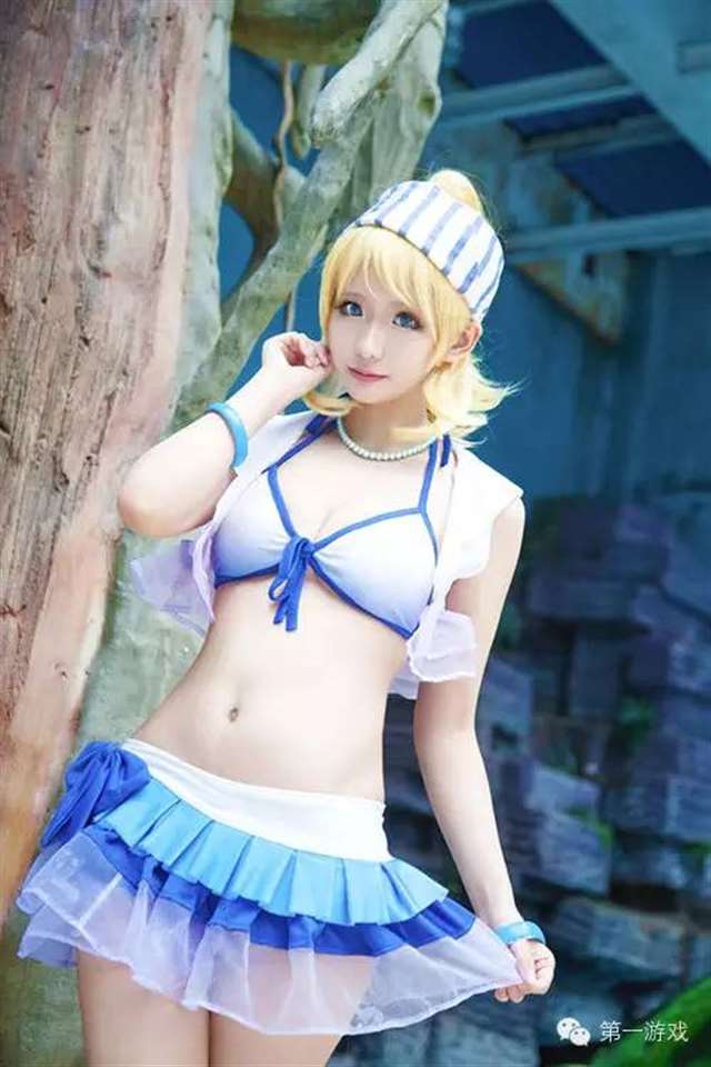 Cosplay《lovelive!》 绚濑绘里水着装COS赏