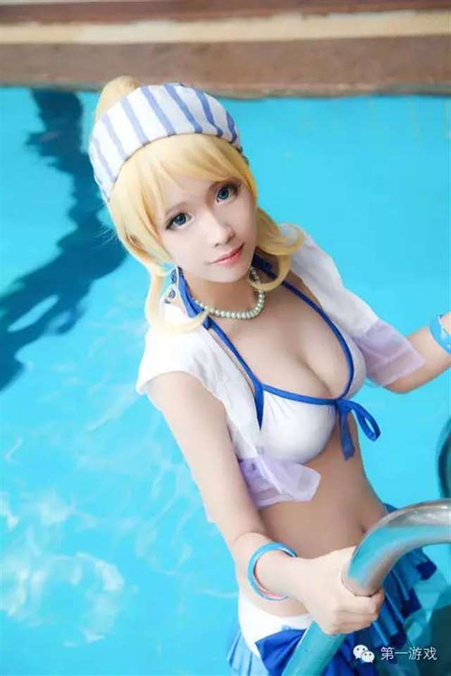 Cosplay《lovelive!》 绚濑绘里水着装COS赏