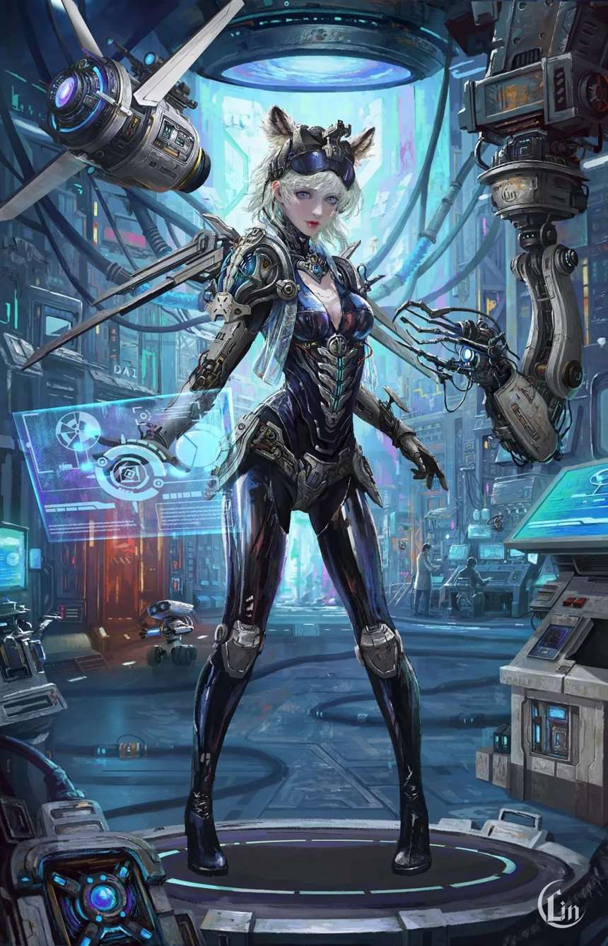 G站精选软萌萝莉PK超A机械娘